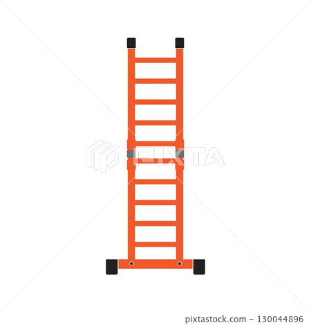 Folding ladder icon vector illustration symbol 130044896