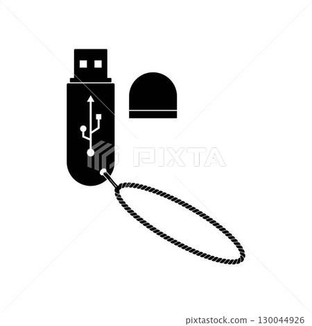 USB data transfer icon vector template USB data transfer icon vector template 130044926