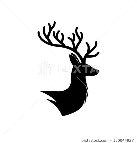 Deer Logo Template vector icon illustration Deer Logo Template vector icon illustration 130044927