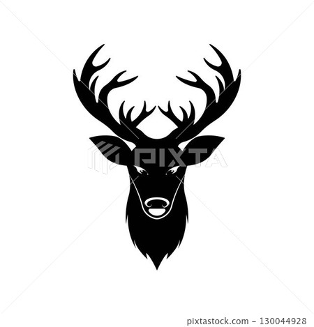 Deer Logo Template vector icon illustration 130044928