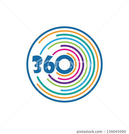360 Degree View Related Vector Icons design 360 Degree View Related Vector Icons design 130045000