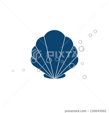 Shell logo or icon design. For brand identity, company logo. 130045002