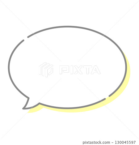 陰影氣泡 1 顏色：虛線 黃色 單一 130045597