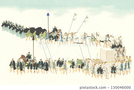The Funeral Procession of a Daimyo: Japan in the Late Edo Period 130046000
