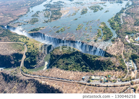 Aerial View of Victoria Falls 130046258