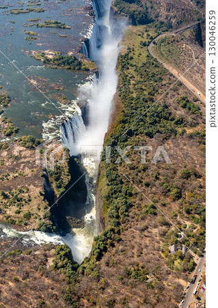 Aerial View of Victoria Falls 130046259
