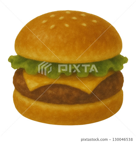 Hamburger illustration 130046538