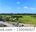 Rural landscape under a refreshing blue sky 130046927