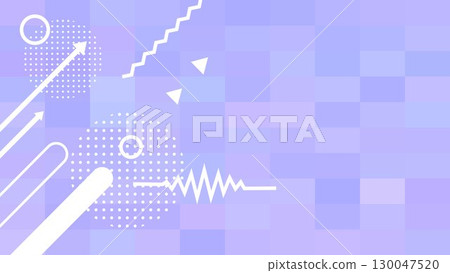 彩色藍紫色商業背景插圖、數位漸層、形狀、幾何圖形、橫幅、向量 130047520