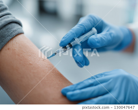 Medical injection photos capturing vaccination scenes (Medical, Public Health, Education) Medical injection photos capturing vaccination scenes (Medical, Public Health, Education) 130047647
