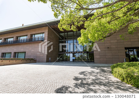 茨城縣水戶市,茨城縣近代美術館,晴好天氣 茨城縣水戶市,茨城縣近代美術館,晴好天氣 130048071