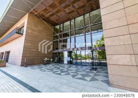 茨城縣水戶市，茨城縣近代美術館，晴好天氣 130048076