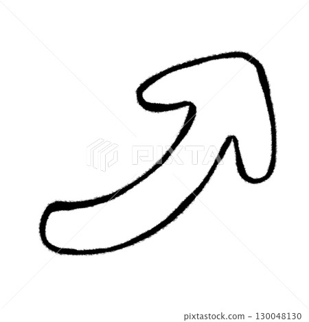 A simple stamp-style black upward arrow illustration A simple stamp-style black upward arrow illustration 130048130