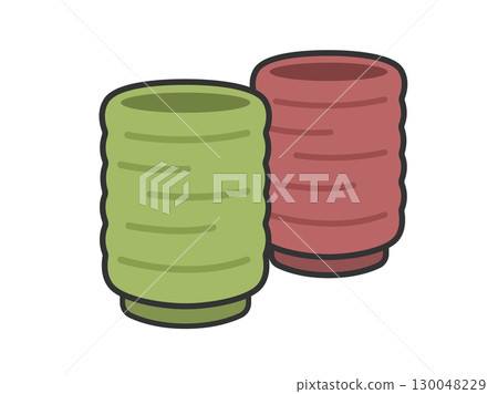 敬老日禮物情侶茶杯插圖 | 敬老日 130048229