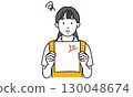 Illustration of an elementary school girl disappointed with her test scores 130048674