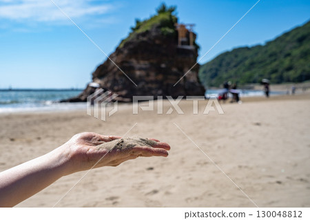 稻佐海灘，位於島根縣出雲市大社町，是個沙灘。 130048812