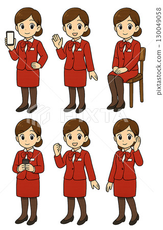 手機店工作人員插圖 手機店工作人員插圖 130049058