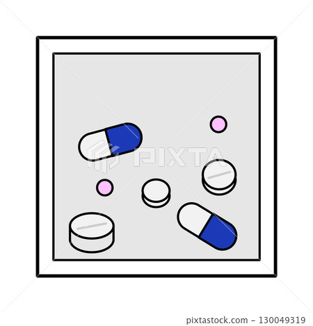 袋子裡有各種藥物 130049319