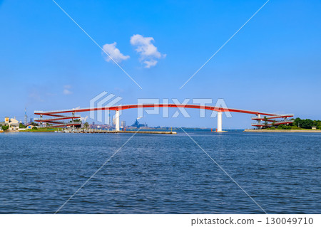 千葉縣木更津市木更津港和中之島大橋 130049710