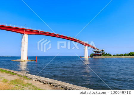 千葉縣木更津市鳥居崎海濱公園的中之橋 130049718