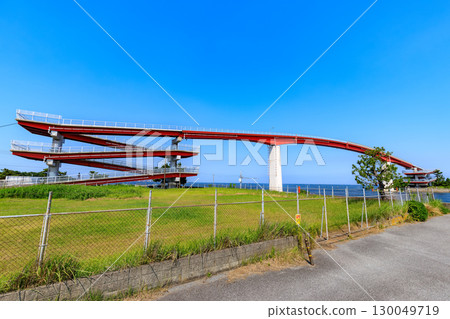 千葉縣木更津市鳥居崎海濱公園的中之橋 130049719