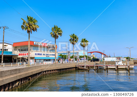 Kisarazu Port and Nakanoshima Bridge, Kisarazu City, Chiba Prefecture 130049726