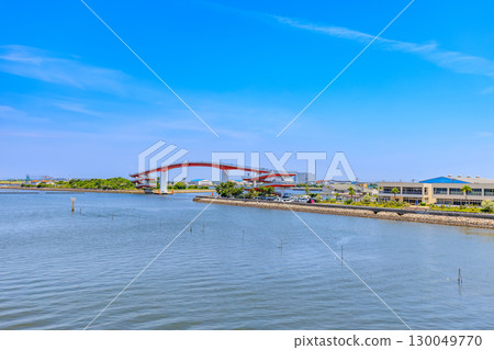 千葉縣木更津市鳥居崎海濱公園的鳥居崎俱樂部和中之島橋 130049770