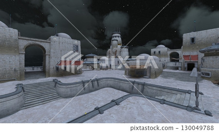 Fortress courtyard 130049788