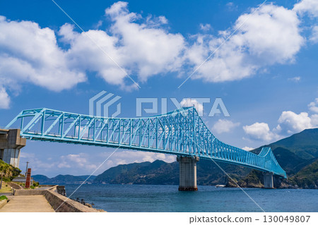 <Nagasaki Prefecture> Coastline overlooking Ikitsuki Bridge <Nagasaki Prefecture> Coastline overlooking Ikitsuki Bridge 130049807