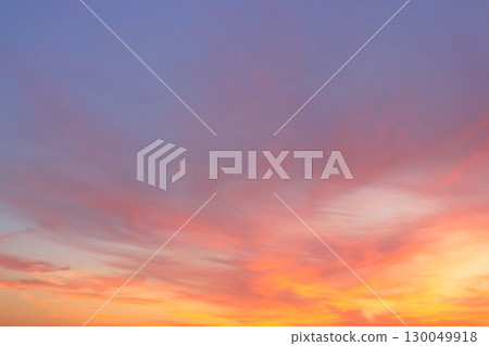 Sunset sky - sky only Sunset sky - sky only 130049918