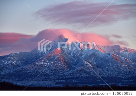 Mount Shari scenery in December 130050032