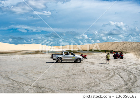 Buggy tour to the Amancio lagoon at Jericoacoara, Brazil. Dunes 130050162