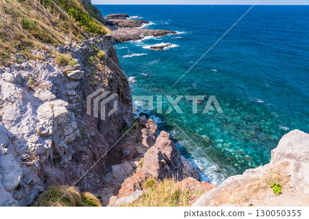 長崎縣：生月島的懸崖與海岸線 130050355