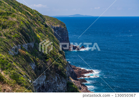 Cliffs and coastline of Ikitsuki Island, Nagasaki Prefecture 130050367