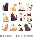 Walking cat set 130050606