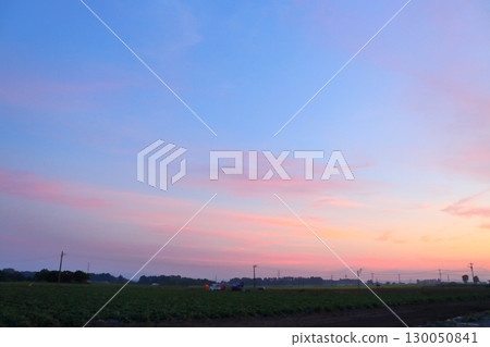 日落天空,耕地 日落天空,耕地 130050841