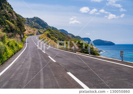 Nagasaki Prefecture Ikitsuki Sunset Way Winding Road Nagasaki Prefecture Ikitsuki Sunset Way Winding Road 130050860