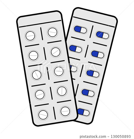 Sheets for two types of oral medication Sheets for two types of oral medication 130050893