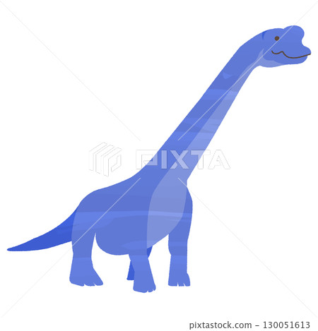 Watercolor-style dinosaur Brachiosaurus 130051613
