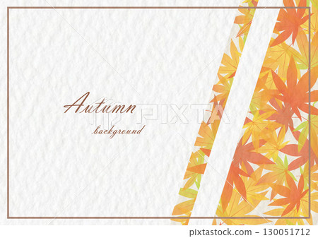 Simple business card illustration (Autumn) Simple business card illustration (Autumn) 130051712