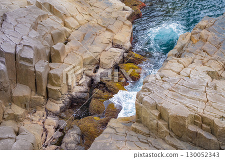 Columnar joints at Tategasaki, Kumano City, Mie Prefecture 130052343
