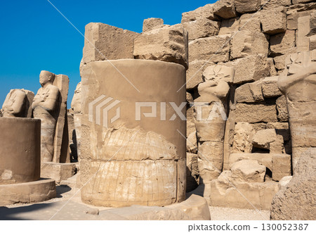 Ancient ruins of Karnak Temple in Luxor, Egypt Ancient ruins of Karnak Temple in Luxor, Egypt 130052387
