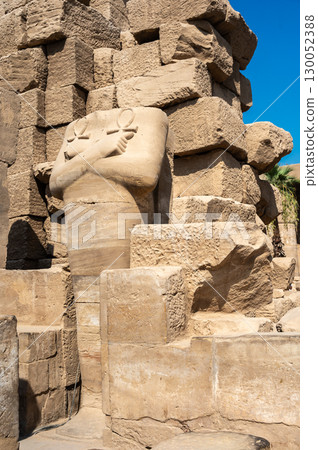 Ancient ruins of Karnak Temple in Luxor, Egypt Ancient ruins of Karnak Temple in Luxor, Egypt 130052388