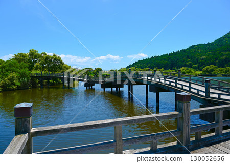 Taiko Bridge, Otomeike Pond, Takashima City Taiko Bridge, Otomeike Pond, Takashima City 130052656