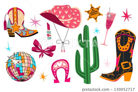 Disco cowgirl party set Disco cowgirl party set 130052717