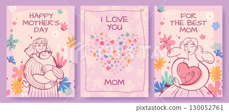 Mom day floral greeting cards Mom day floral greeting cards 130052761
