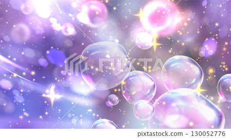Sparkle bubble fantasy background Sparkle bubble fantasy background 130052776