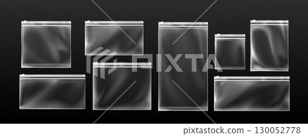 Transparent zip lock bag set Transparent zip lock bag set 130052778