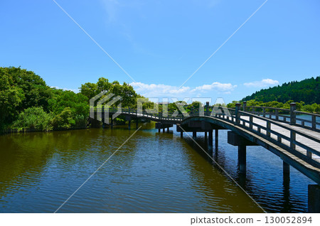 高島市太鼓橋、大溝城遺址及乙女池 130052894