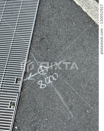 Construction signs on the road Construction signs on the road 130052927